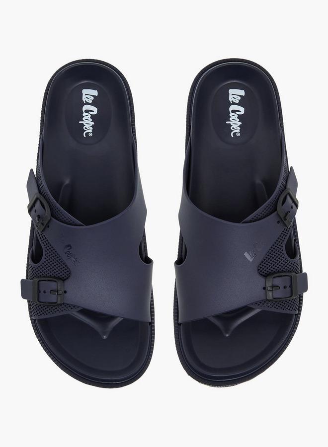 Lee Cooper Men Buckle Detail Slides - Image 1